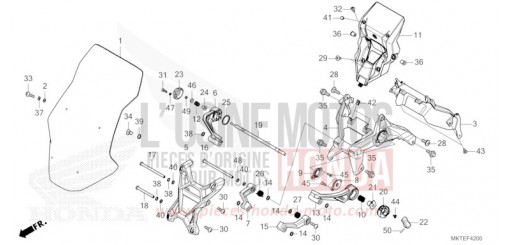 PARE-BRISE ADV750S de 2025